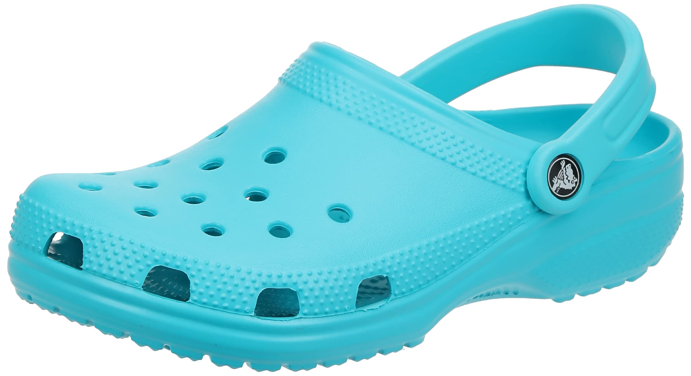 Crocs Unisex-Adult Classic Clogs, Digital Aqua, 5 Men/7 Women
