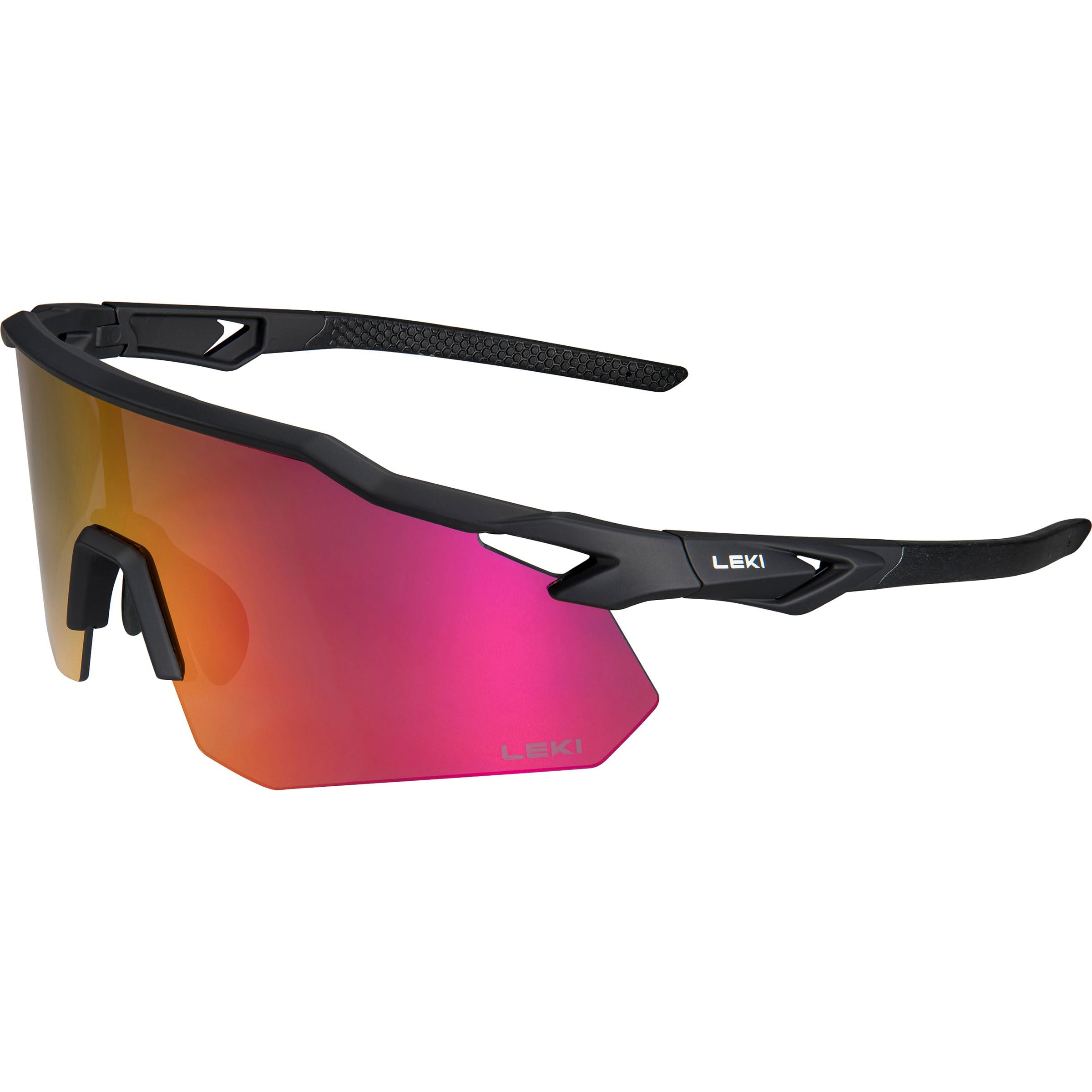 LEKI Unisex Falcon Skibrille, black-rainbow, ONESIZE