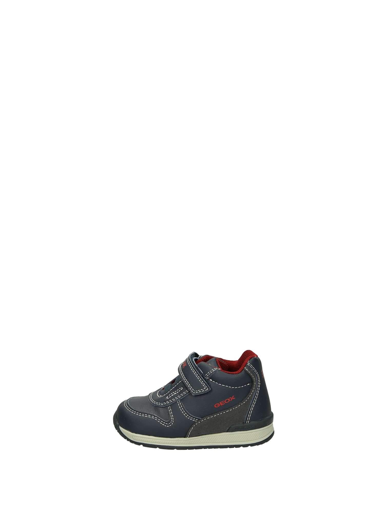 Geox Baby-Jungen B RISHON Boy B Sneaker, Blau (Navy/Dk Red C4244), 22 EU