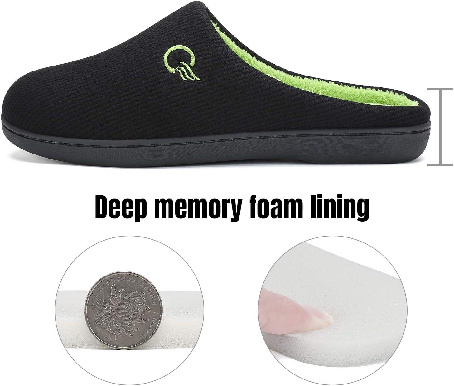 Mishansha Pantuflas Cómodas para Hombre Mujer Suaves de Espuma Viscoelástica, Tallas 36-47