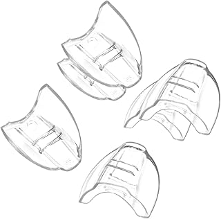 Durdiiy 2 Pairs Safety Glasses Side Shields Clear Side Shields for Safety Glasses Side Shields Safety Glasses Accessory Glasses Side Shields Glasses Slip on Side Shields for Protect Eyes