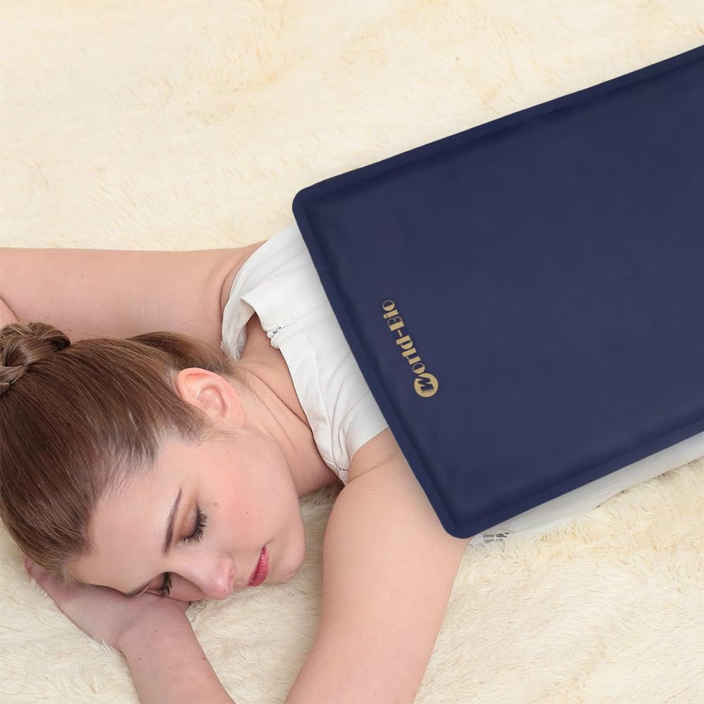 Large Reusable Ice Packs for Injuries, Hot Cold Packs for Body, Hip, Leg, Knees, Soothing Pain from Bruises & Sprains, Muscle Aches, Therapy Relief for Shoulder Surgery, Back Pain, 20.8'' x 13.3''