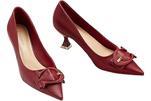 Women's Pumps with Elegant Low Kitten Heels