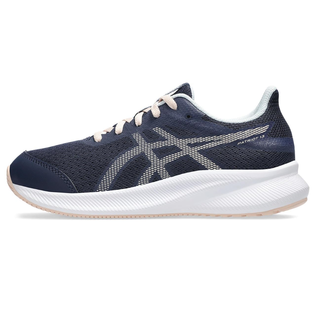 ASICS Patriot 13 Gs Laufschuhe Neutralschuh Kinder dunkelblau - Midnight/Pearl pink 39