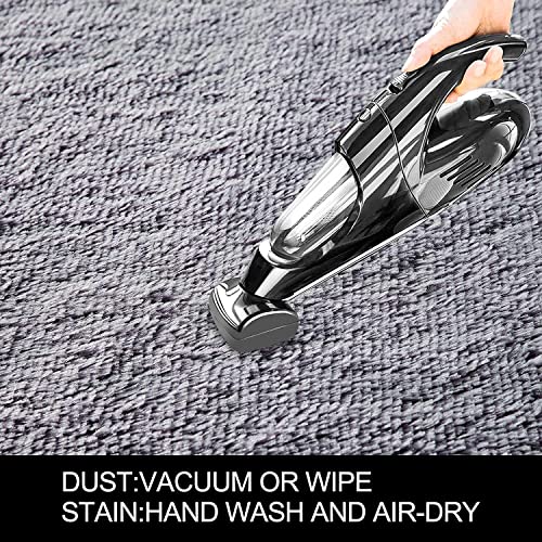 Image of Plush Shag Area Rug for Living Room, 244 cm x 305 cm, Brown (Grey, 4X4 FEET)