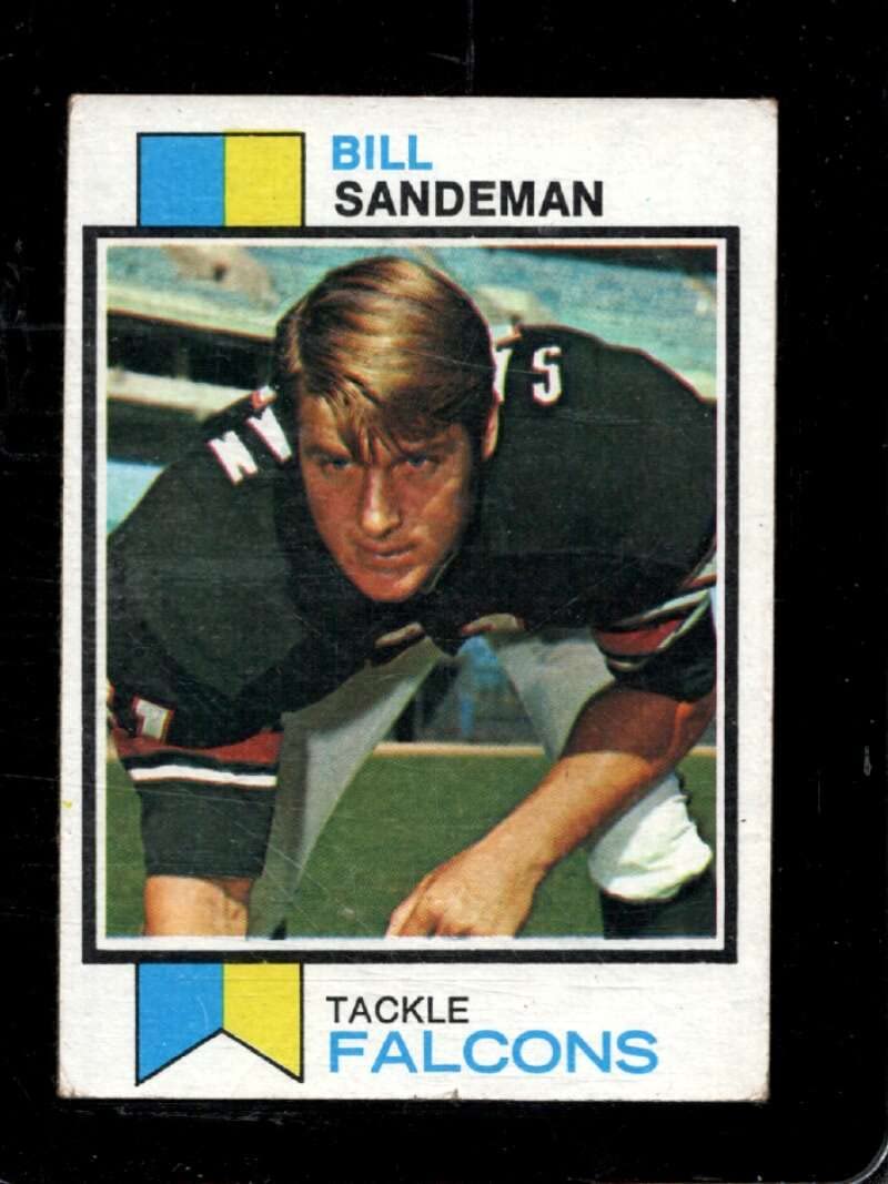 1973 TOPPS #518 BILL SANDEMAN UER VG+ FALCONS