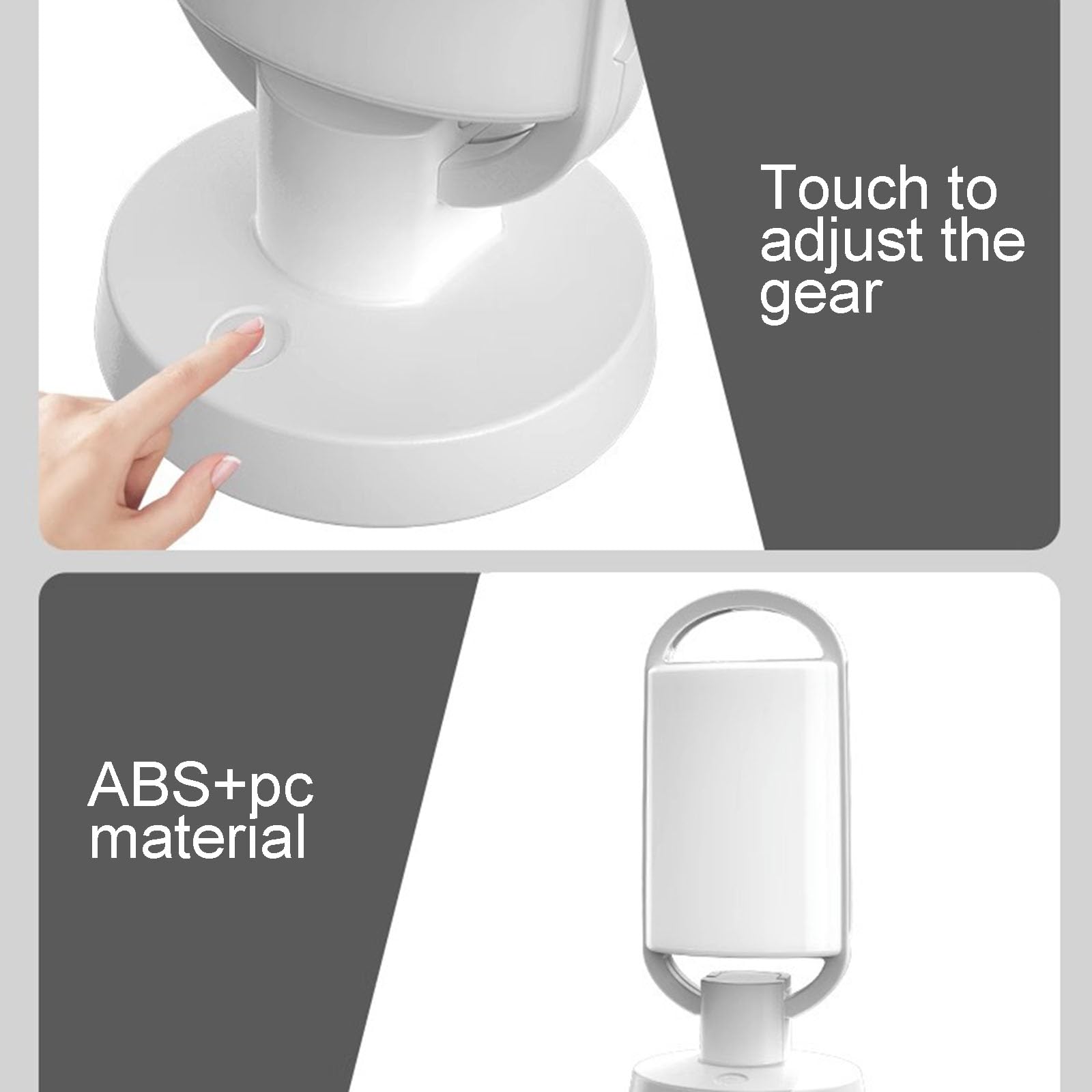 Lampe de camping LED avec gradation tactile, charge rapide et plusieurs modes d'éclairage pour les activités de plein air et l'utilisation de nuit