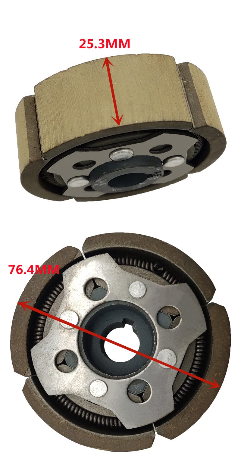 Piezas de jardín 1 Unidad de Conjunto de Embrague EC10 Compatible con Robin para Piezas de Motor de Gasolina Subaru EC08 EC10 EC12