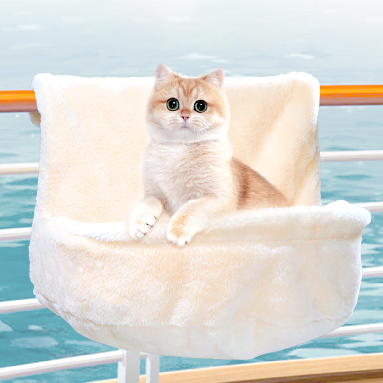 Katzen-Hängematten-Bett – Faltbare, stabile Betten, Fenstersitz, robust