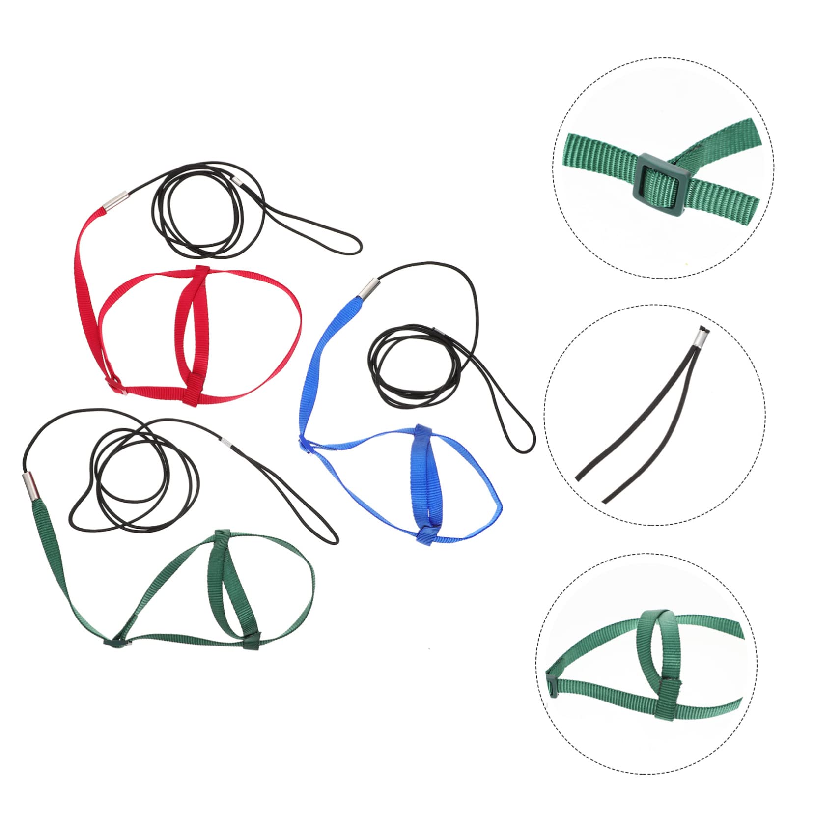 DOITOOL 12piezas Arnés y Correa para Entrenamiento De Aves De Arnés Volador Ajustable Material Seguro para Cacatúas y Periquitos para Entrenamiento Al Aire