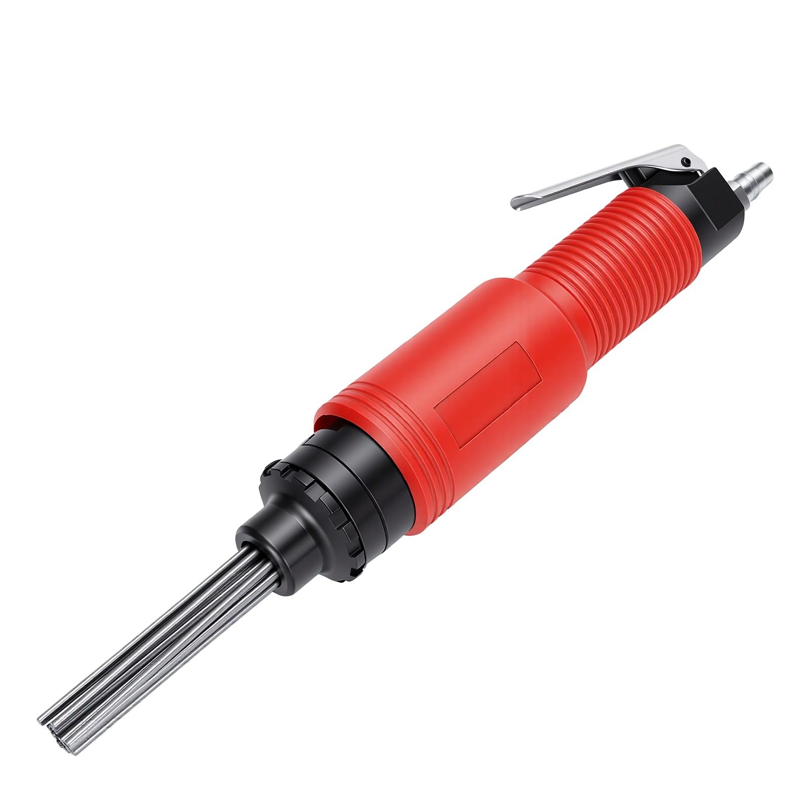 Haofy Escalador de Aguja Neumático 4000BPM Herramienta Removedora de óxido de Aire 3 Mm 12 Agujas Limpiador de Pintura de Metal Industrial para Preparación de Superficie de Casco de