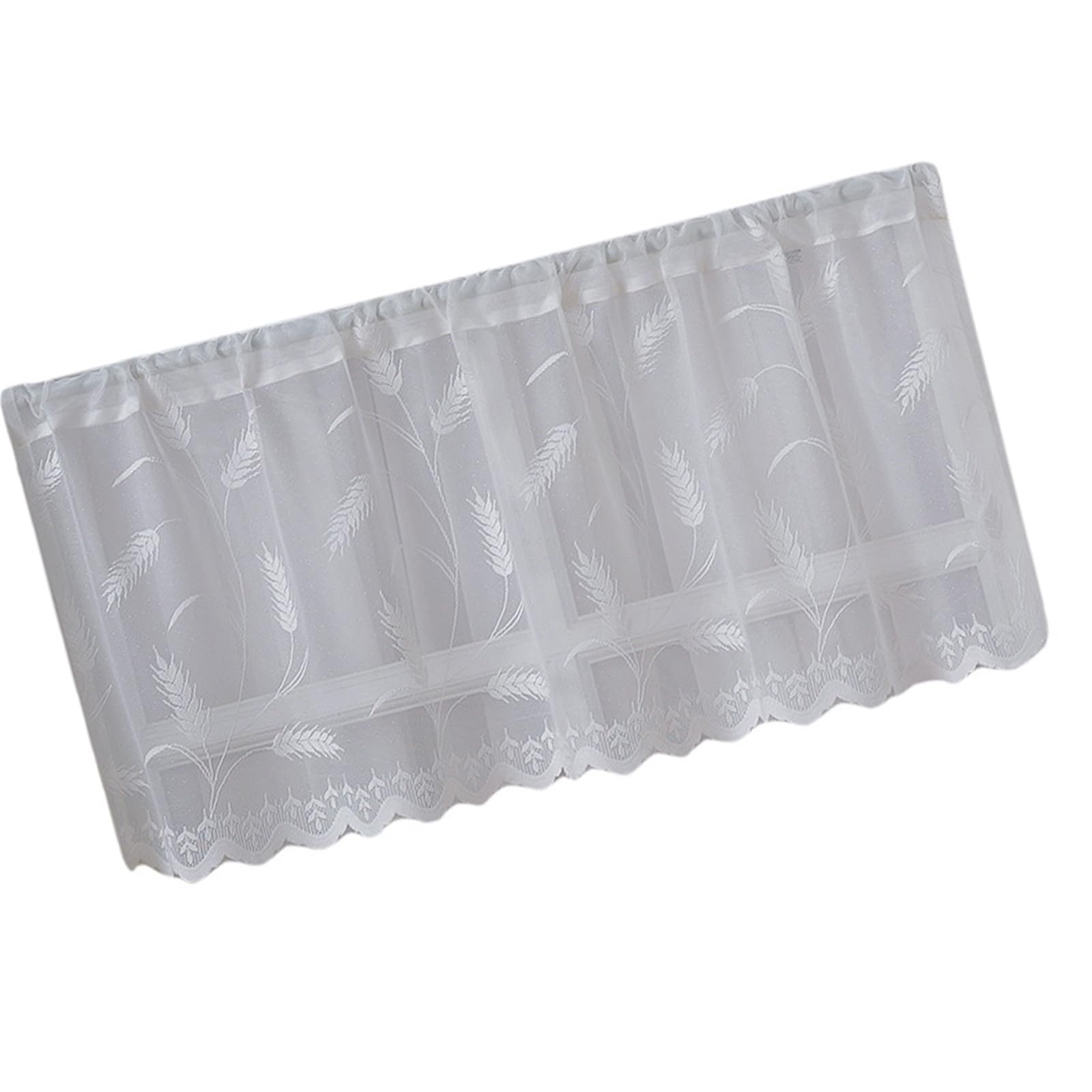 HDOYTXXM Lace Window Panel Sturdy Polyester Materials Quick Installation for Any Room Polyester Window Curtain