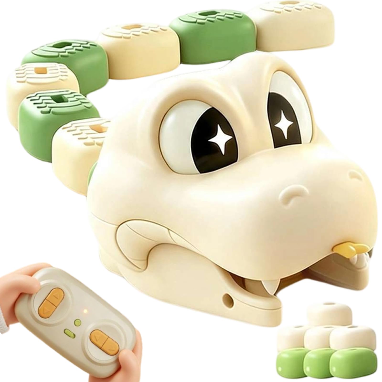 Magnetic Snake Game Toy, 2 Players Remote Control Eating Snake Toys