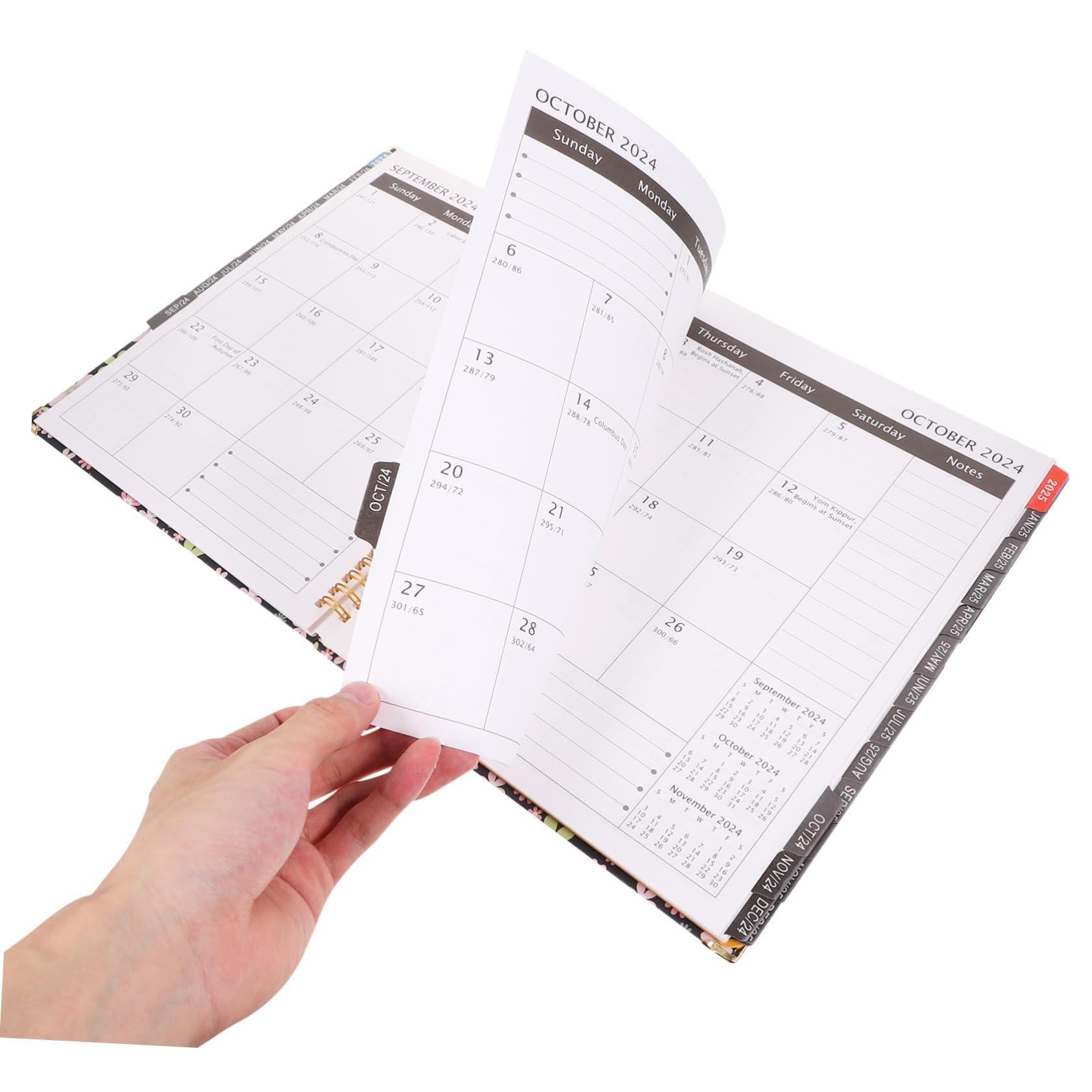 SHOWERORO Monatsplaner Terminplaner –2026 A4 Notizblock Planer Notizbuch Büro Kalender für Schule Reise Alltag