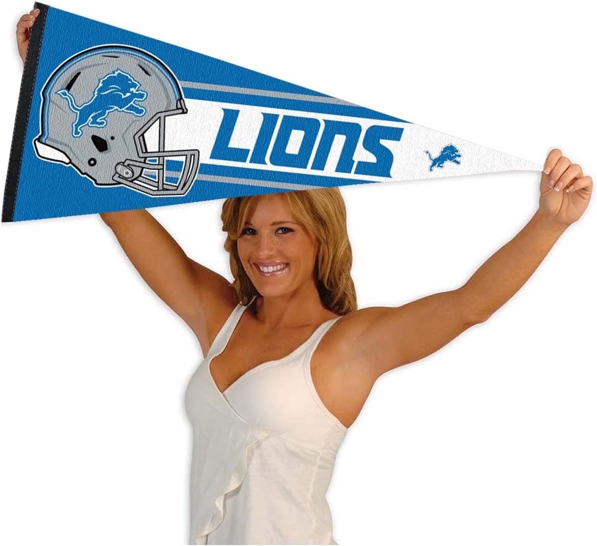 Detroit Lions Official 30 inch Large Pennant - Image 4