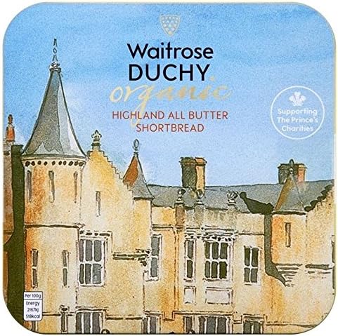 Duchy Waitrose Organic Originals Shortbread Tin 300g (Pack of 6)