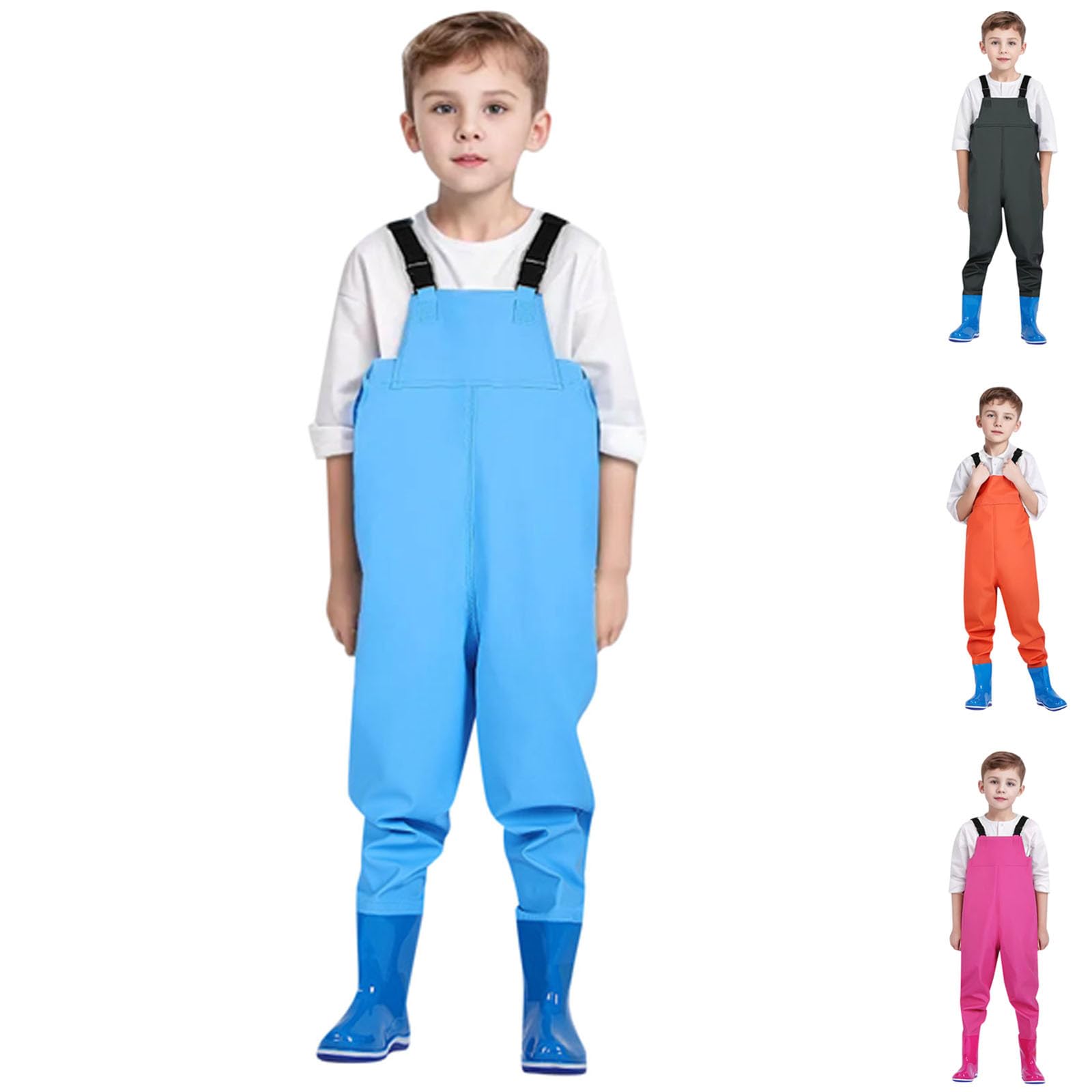Pantaloni impermeabili per bambini, monopezzo, impermeabili, per giochi d'acqua, escursionismo, pesca, spiaggia