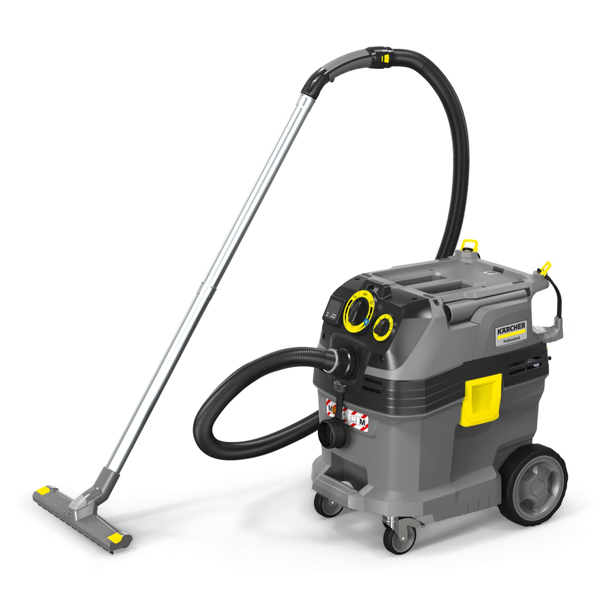KÄRCHER aspiratore solidi-​liquidi NT 30/​1 Tact Te M, 1380 W, contenitore: 30 l, tubo di aspirazione da 4 m, ugello pavimento bagnato/​asciutto (360 mm), bocchetta fessure, presa elettroutensile