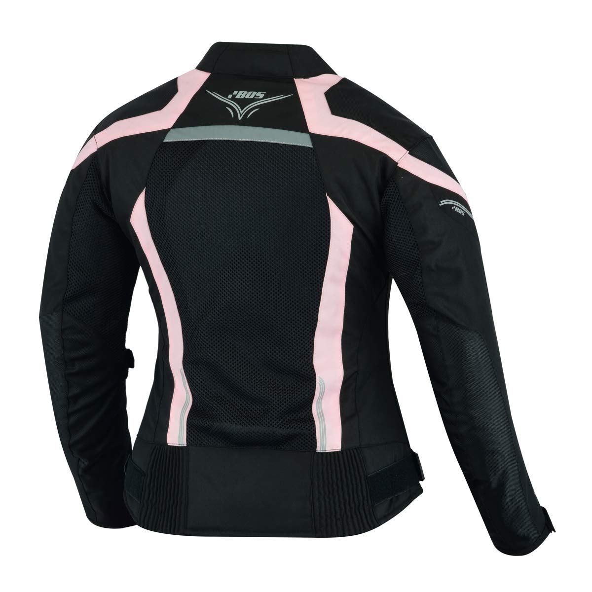 DAMEN MOTORRADKOMBI JACKE + HOSE + HANDSCHUHEN - BIKE MOTORRAD ROCKER TOURING in verschiedenen farben (M, Schwarz Rose)