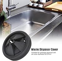 Vista 8 de Fdit 2 piezas de silicona para desechos de basura, protección contra salpicaduras para 3.425 in de diámetro exterior