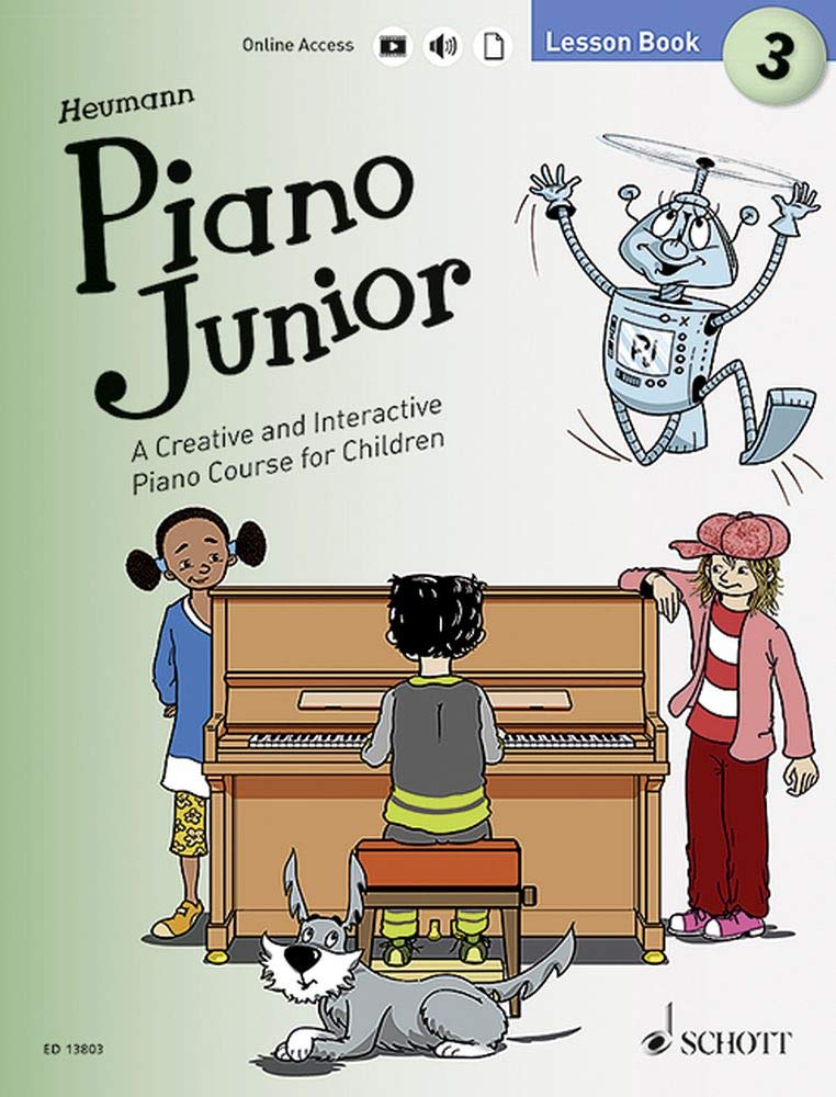 Piano Junior, Lesson Book: A Creative and Interactive Piano Course for Children: Includes Downloadable Audio (3)