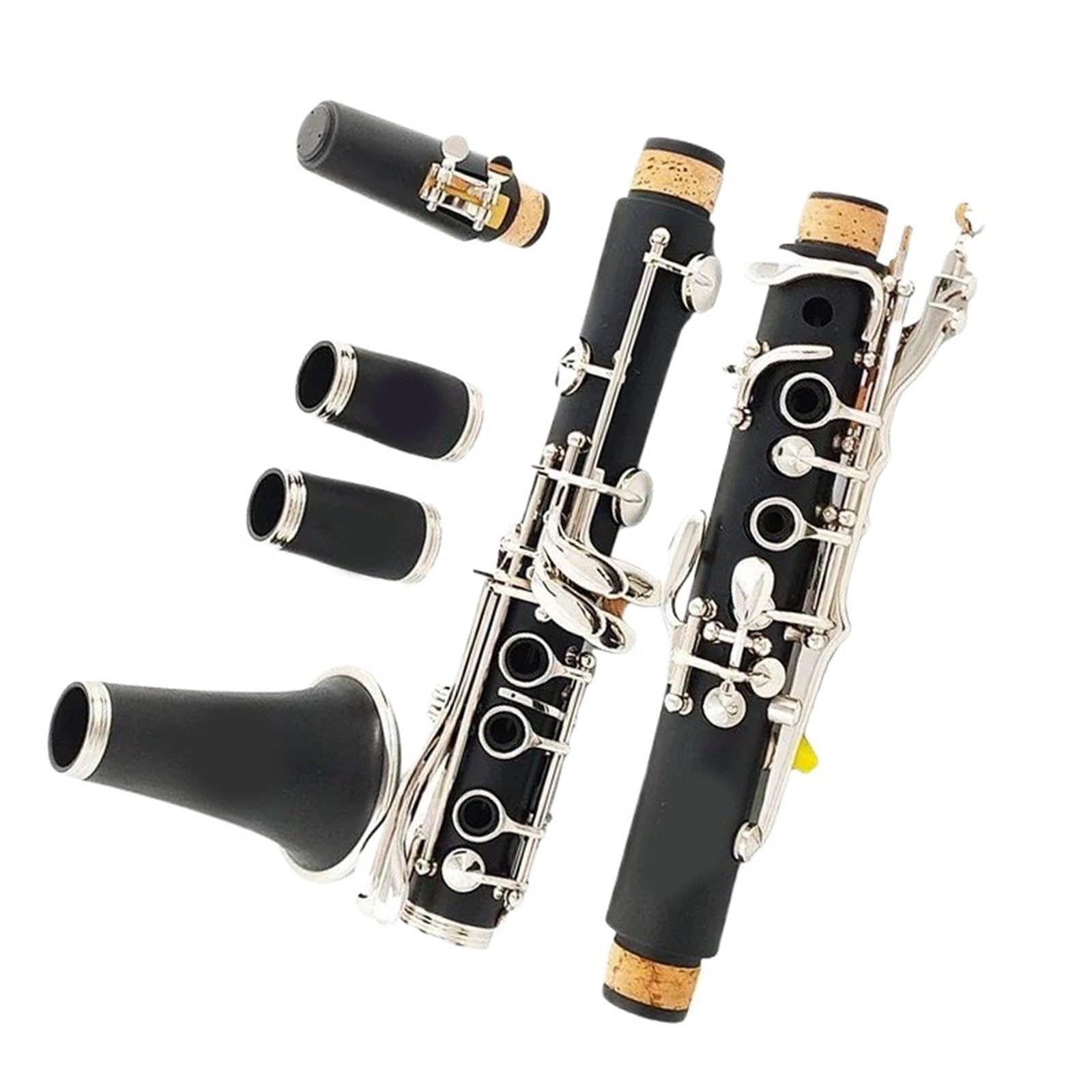 Clarinete Sib 17 teclas Cuerpo ABS Tocando Clarinete
