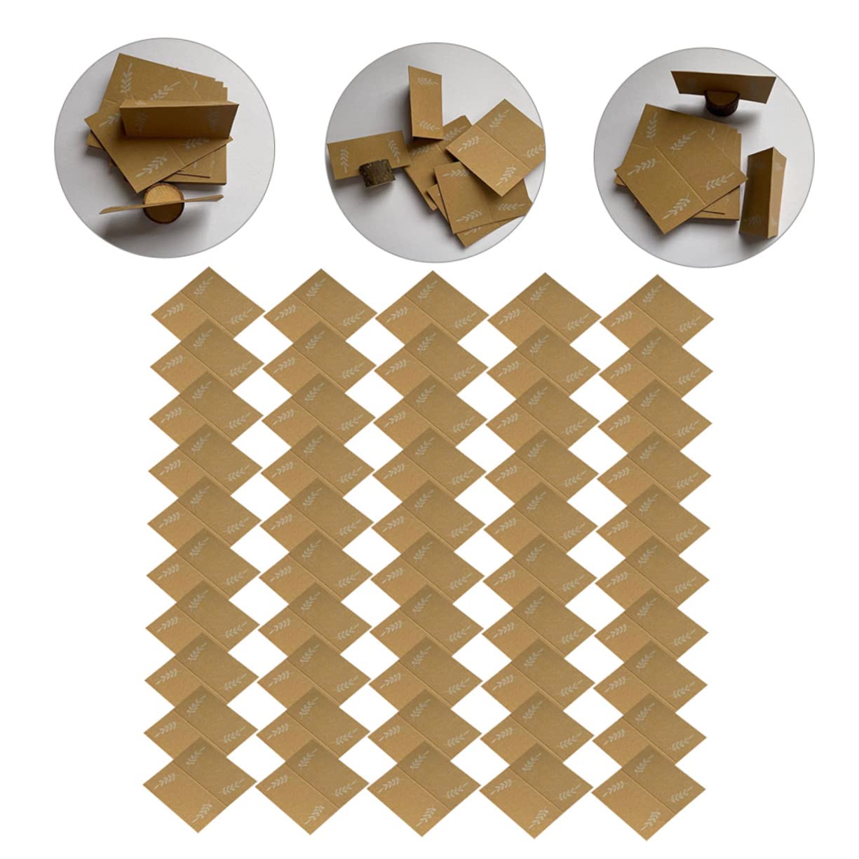 POPETPOP 150stücke Platzkarten Kraftpapier Für Hochzeiten Und Blanko Namenskarten Für Tischdekoration Beschriften Und Organisieren Von Sitzplätzen