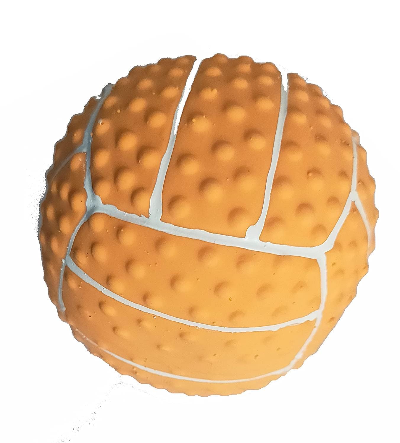 D&C PAWS Dogs Soft Sports Ball Interactive Ball Toy - Natural Latex Rubber Squeaky Sound chew Toys | Water Floating Playing Ball for Puppy Small and Medium Dog (Orange) (B0CTMD1ZFK) Amazon Price History, Amazon Price Tracker