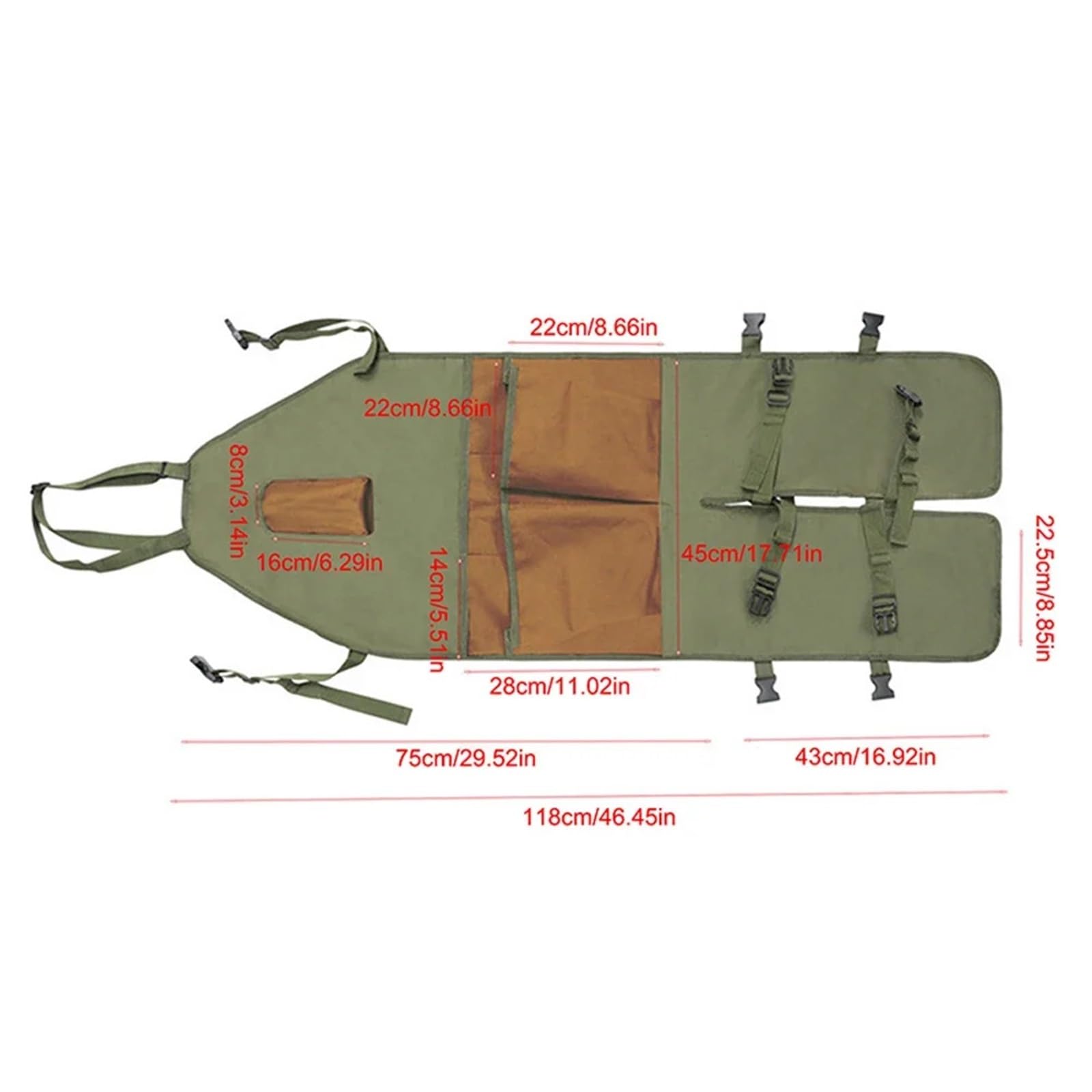 Tablier Cuir Tabliers de jardinage, tabliers travail avec plusieurs poches, à outils en tissu Oxford, réglables for la maison et le jardin, hommes femmes