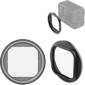 STABLECAM PULUZ Metal Lens Protection Frame for Insta360 Ace Pro Filter Holder for Expansion Round 49 mm ND/CPL Filter
