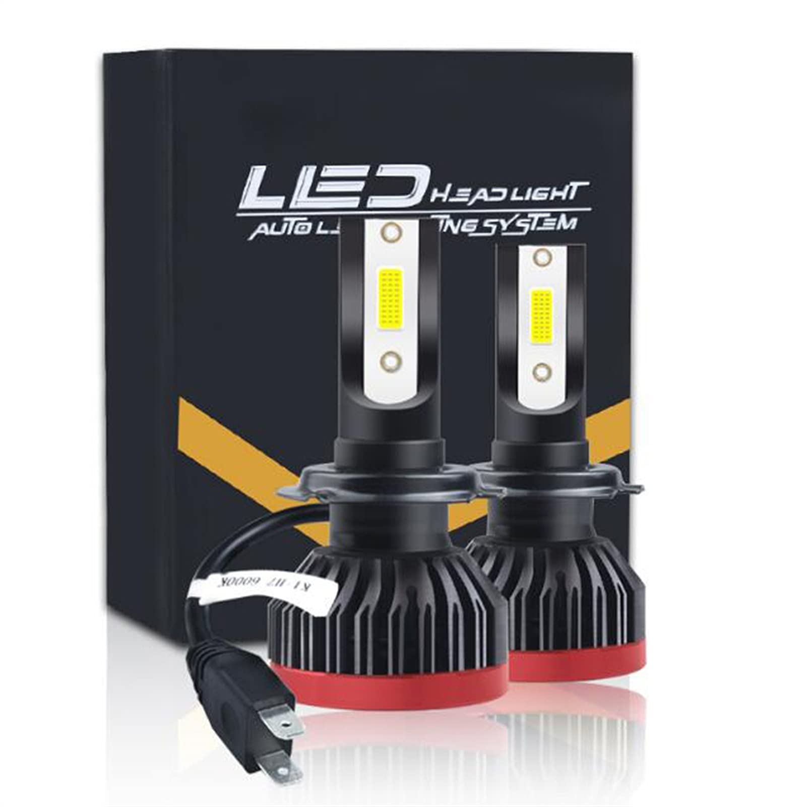 Faros LED Mini H1 H3 H3 H8 HB3 HB4 H4 H7 LED CANBUS AUTOMÁTICO AUTOMÁTICO AUTOMÁTICO AUTOMÁTICO BULLBS NO Error 80W 12000LM 6000K 4300K ​8000K 12V Bulbo Llevado