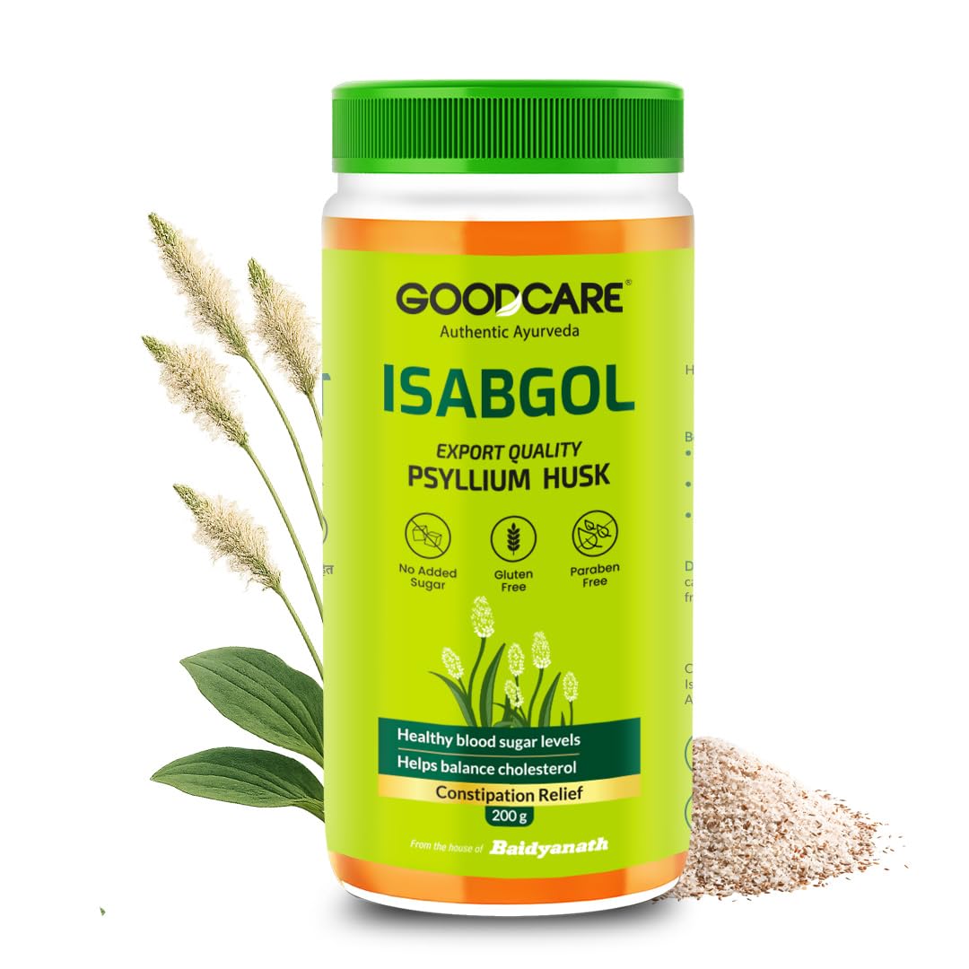 Goodcare Isabgol 200g by Baidyanath | Premium Export Quality Psyllium Husk Powder | Relieves Constipation | Supports Digestion, Sugar & Cholesterol Control (200 gm)-image-16