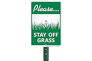 SmartSign “Do Not Walk on Grass” Yard Sign