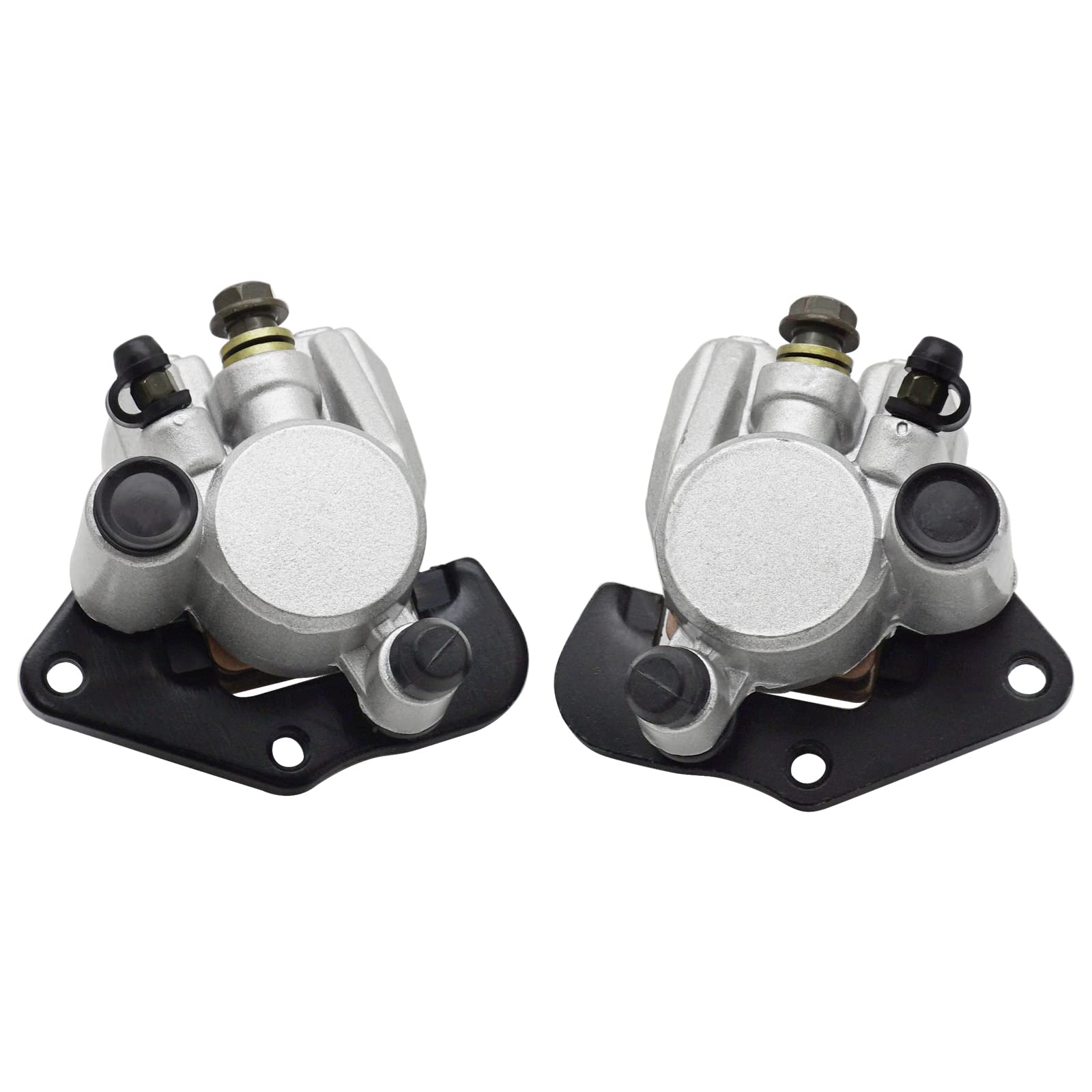 Front Left Right Brake Calipers & Pads for Kawasaki Prairie 360 KVF360 Prairie 300 KVF300 Prairie 400 KVF400,OEM# 43080-5135 43080-5136