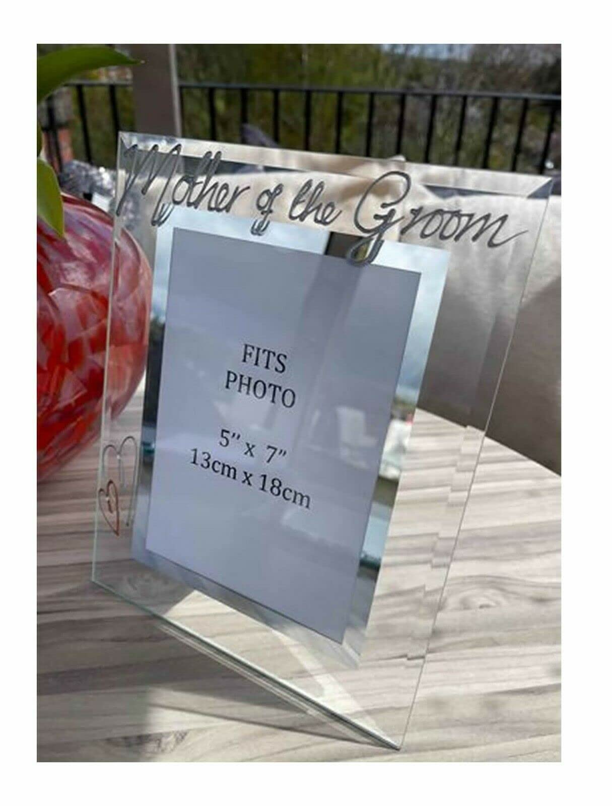 Dreamair Silver Mother Of The Groom Photo Frame Portrait (Silver) With Crystals