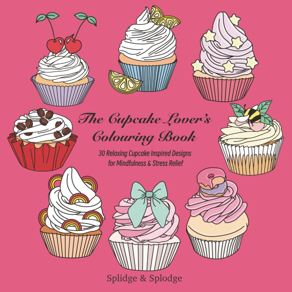 Cupcake: Colouring book for all ages