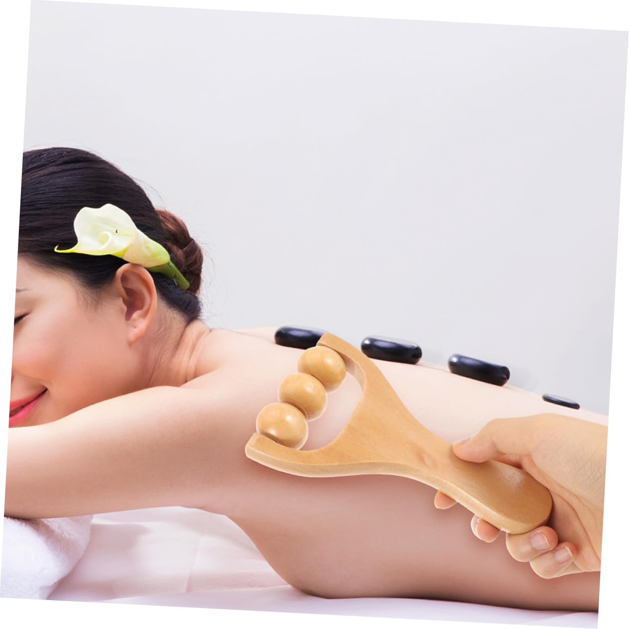 VALICLUD 8stücke Teiliges Holz-massage Ergonomischen Zur Muskelentspannung Für Füße Rücken Nacken Vielseitiges Tragbares Massagewerkzeug Für Effektive Schmerz Verspannungslinderung