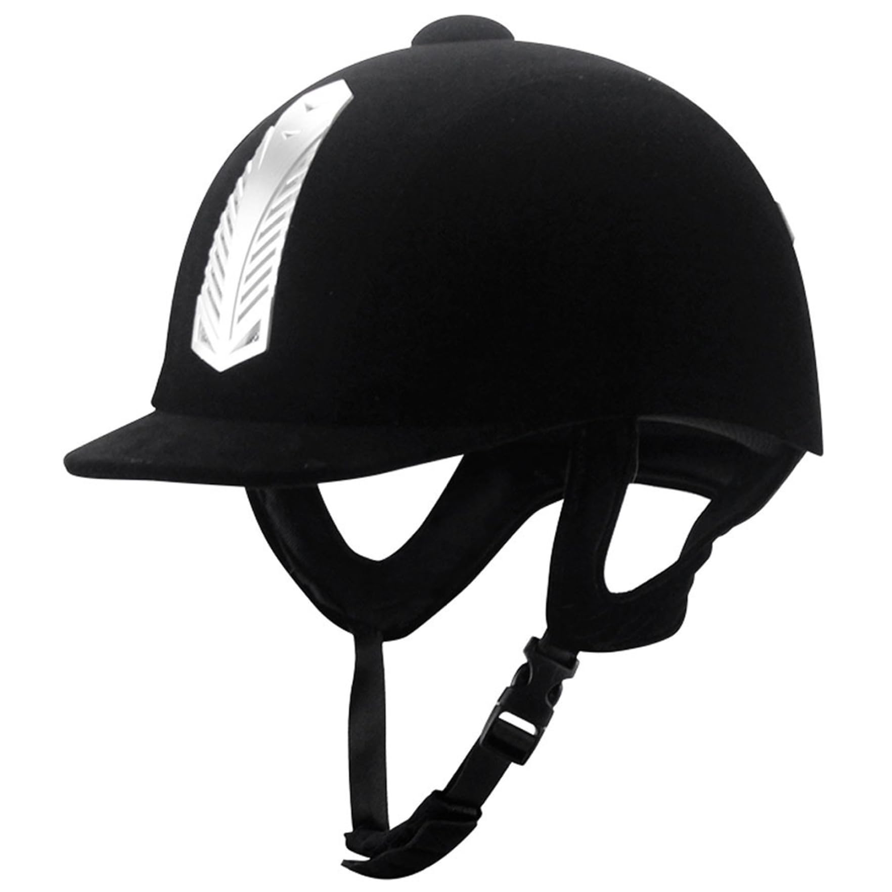 Casco da Equitazione, Cappello da Equitazione con Imbottitura Morbida e Traspirante con Cinturino Regolabile, Cappelli e caschi da anticollisione di Sicurezza per Donne Uomini per l'uso