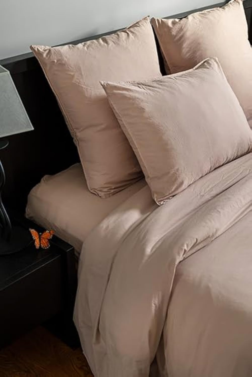 Cap Ferret Washed Cotton Flat Sheet, 240 x 290 cm, Pebble