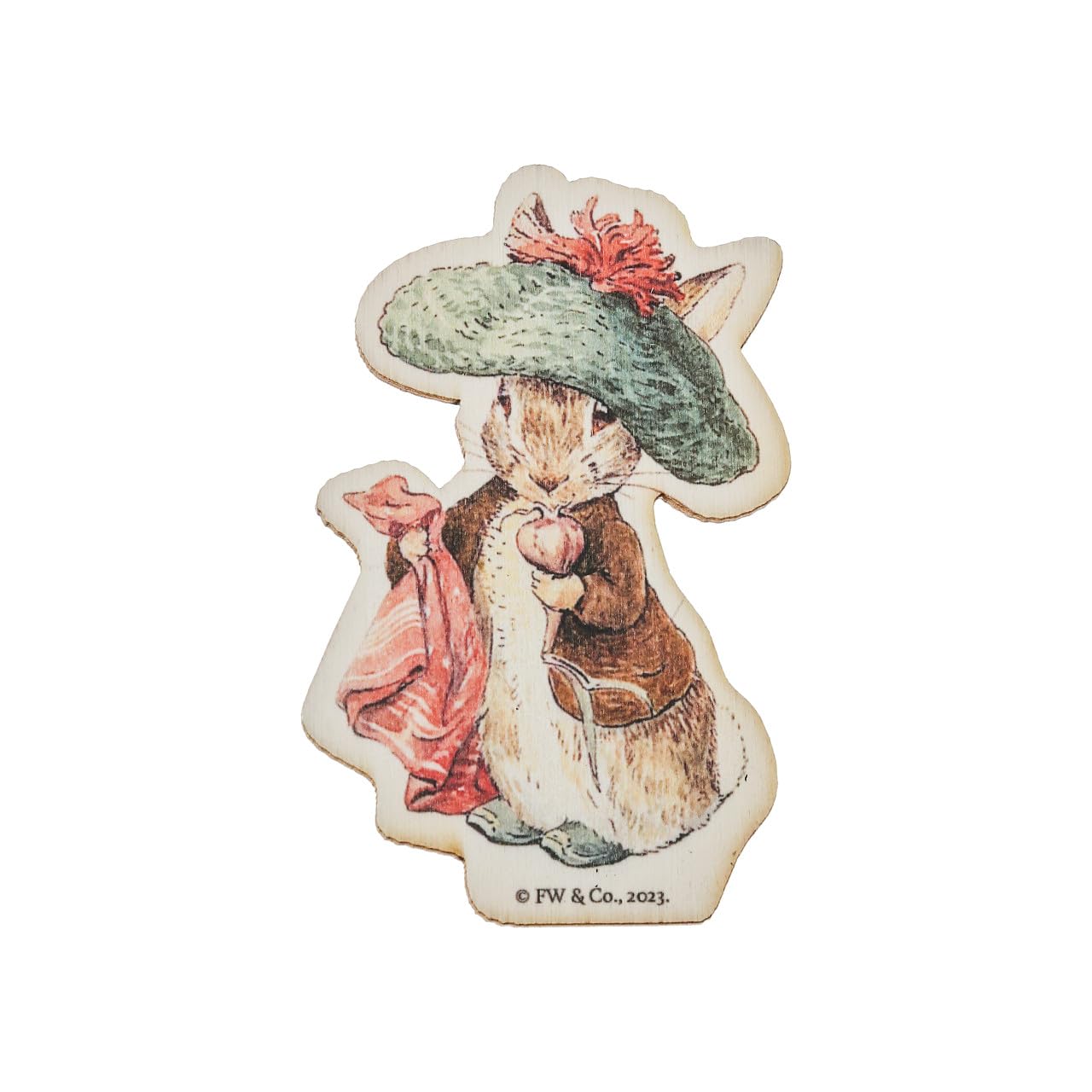 Beatrix Potter Benjamin Bunny Wooden Magnet