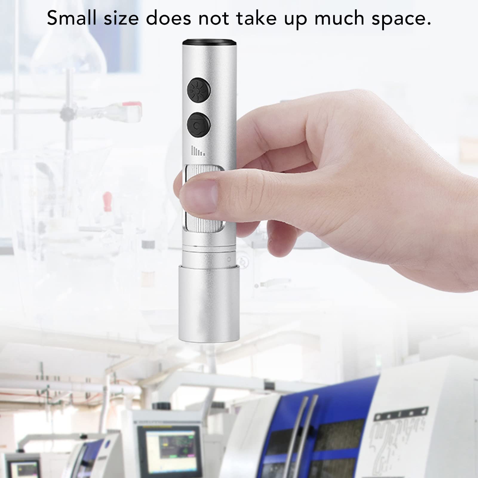 Aramox Mikroskop Cyfrowy Ręczny Mikroskop USB 12 MP Stop Aluminium ABS Rozdzielczość 3840x3104 4 Diody LED Regulowany Zoom do Identyfikacji Chipów Inspekcja Stacji Roboczych CNC