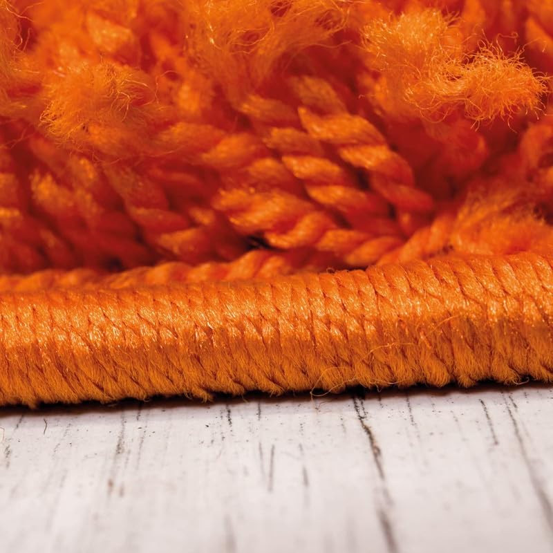 Image of zia carpets Cozy Soft Shaggy Non Slip Carpet for Home Decor Aesthetic Rugs with 2.5 inch Thikness Size 5x7 feet