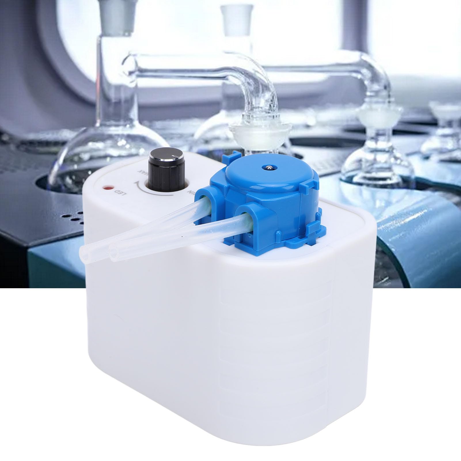 Small Peristaltic Pump, 12V Adjustable Speed Peristaltic Liquid Pump, Mini Liquid Dosing Pump for Lab Analytical Experimental, Scientific Research