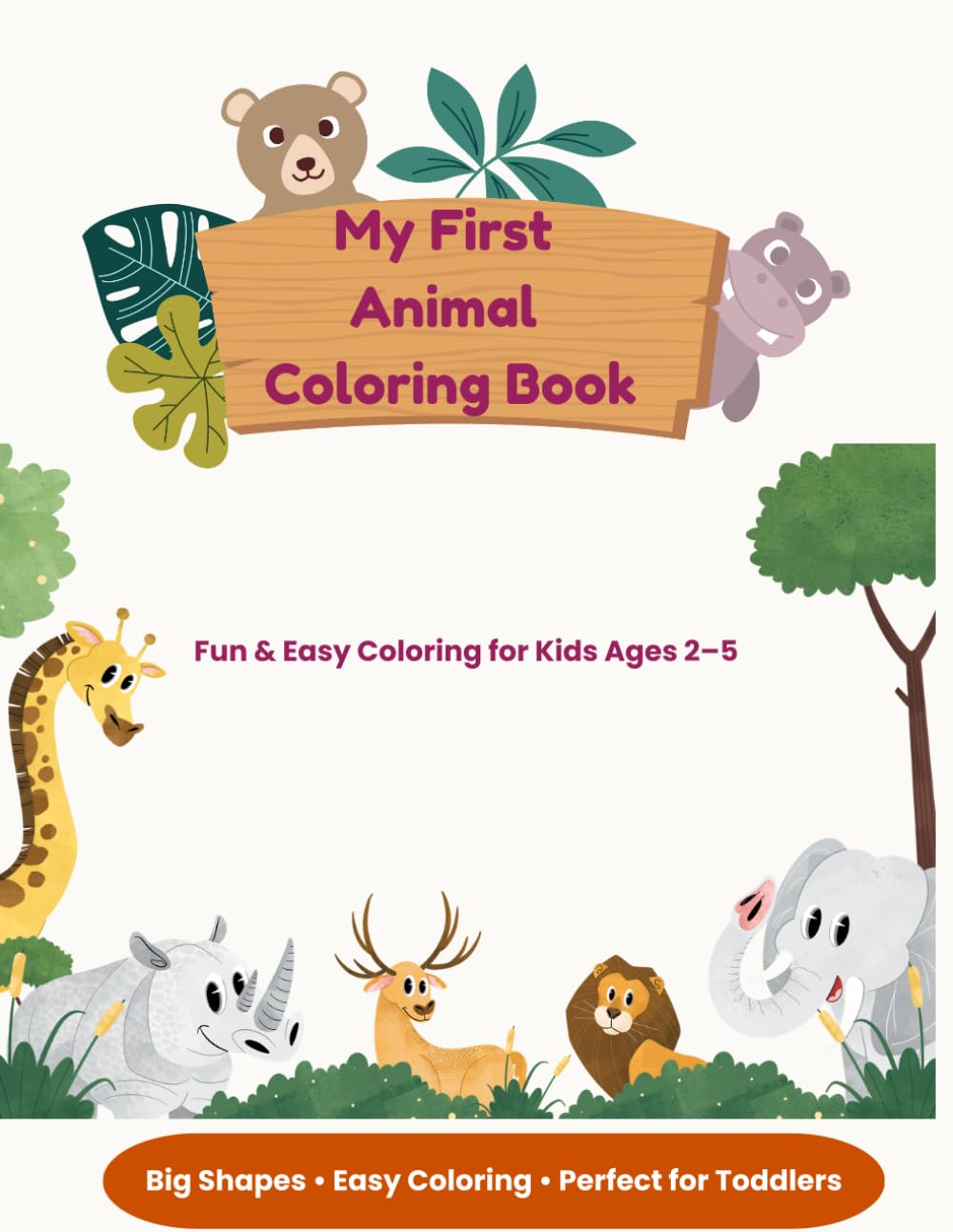 My First Jungle Coloring Book