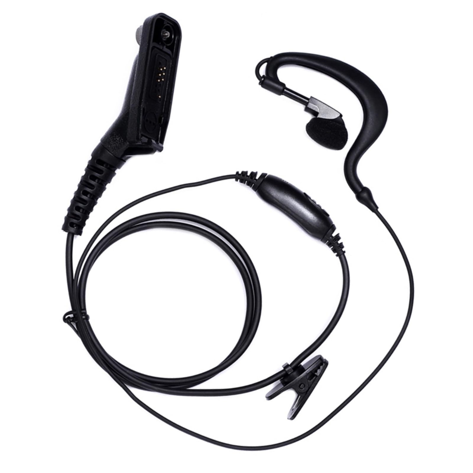 Sarcia APX6000 Earpiece with Mic Earhook Surveillance Headset Compatible with Motorola APX6000 APX7000 APX8000 APX900 APX6000li APX6000xe XPR7550e