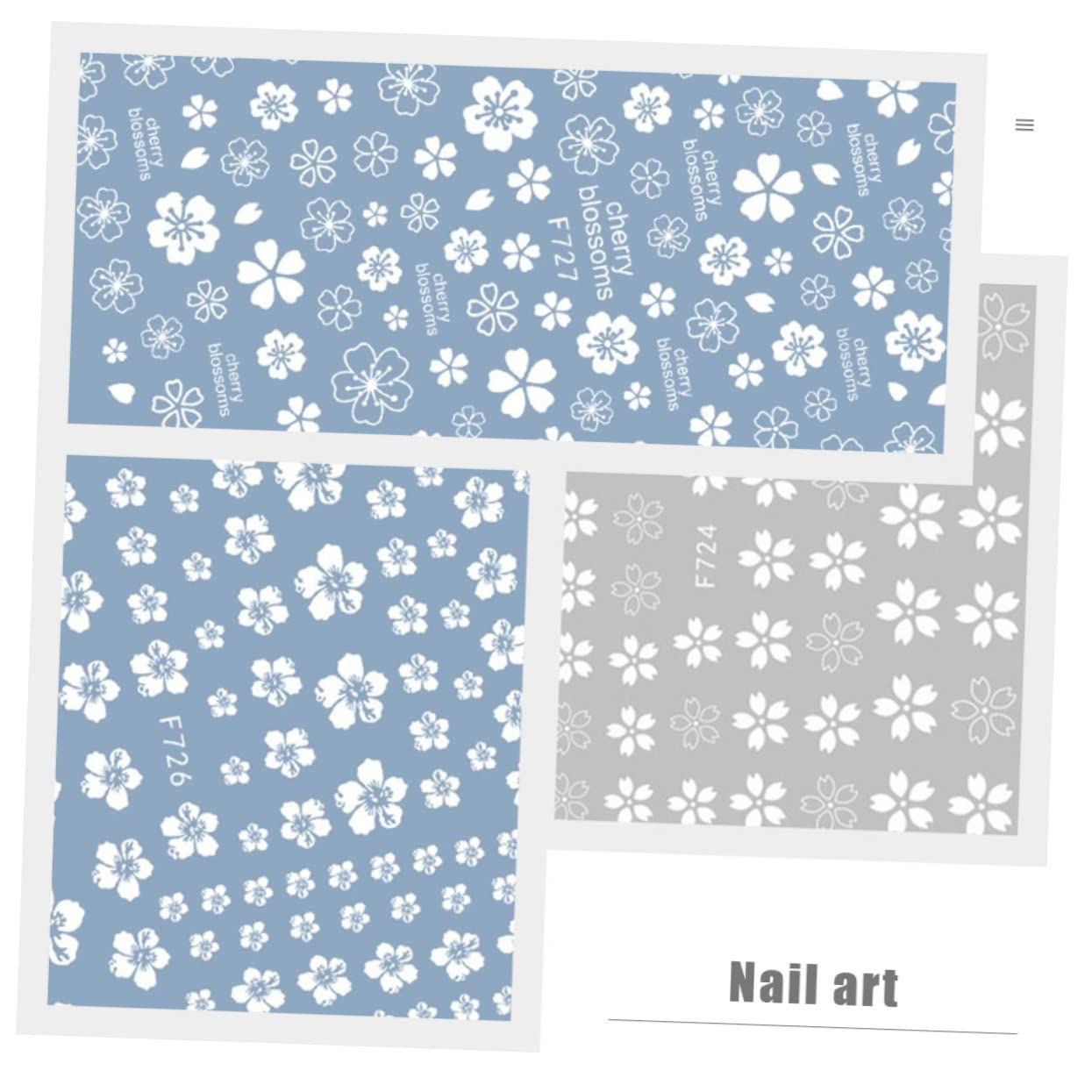 Beaupretty 5 Series Pegatinas De Uñas De Flores Decoración Uñas Decoraciones Uñas Adhesivos Uñas Dibujos Animados Y Clavo Calcomanías De Uñas Encantos De Uñas El Plastico 30 Hojas*5