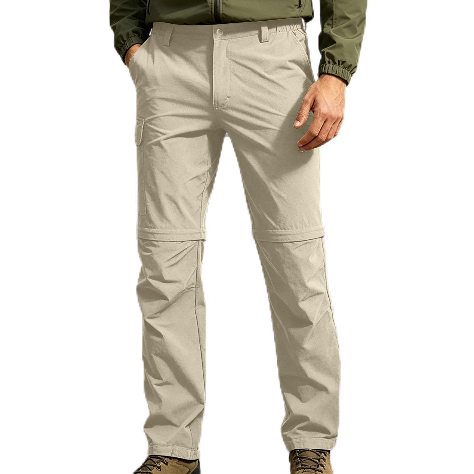 Pantalones de correr holgados de verano tipo softshell con bolsillos 7