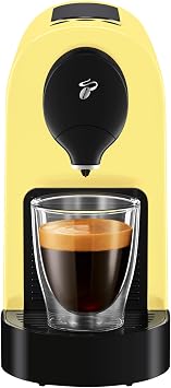 Tchibo Cafissimo Pure Plus kahve makinesi, kapsüllü kahve makinesi, Caffè Crema, Espresso ve kahve için, 0,8 l | 1250 Watt | 11,9 x 33,7 x 24 cm | Limited Edition limon sıçraması