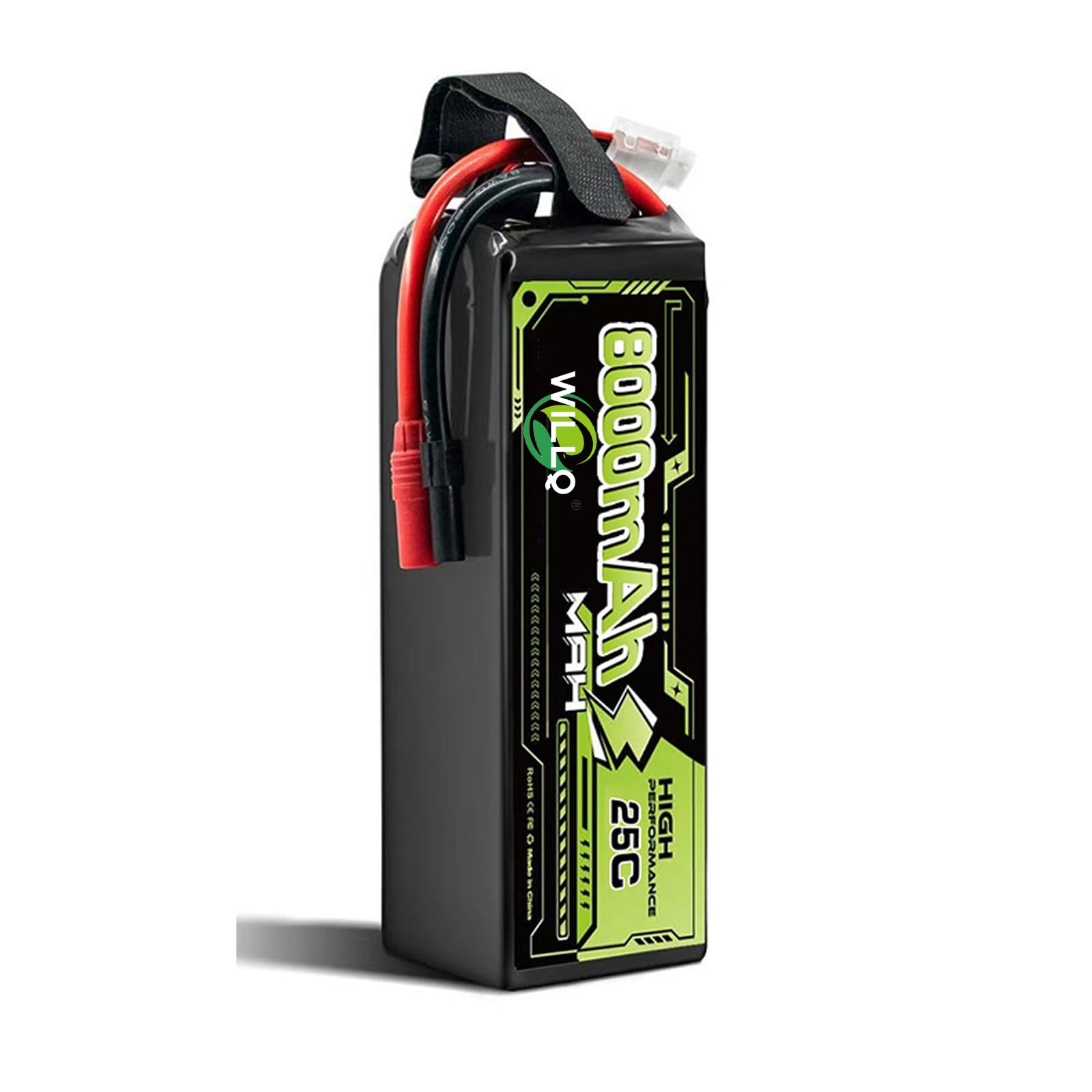 Batterie al Litio 6S1P 22,2V 8000mAh 10000mAh Alta Potenza 20C 25C Batteria di riserva per droni da Corsa FPV e Modelli RC
