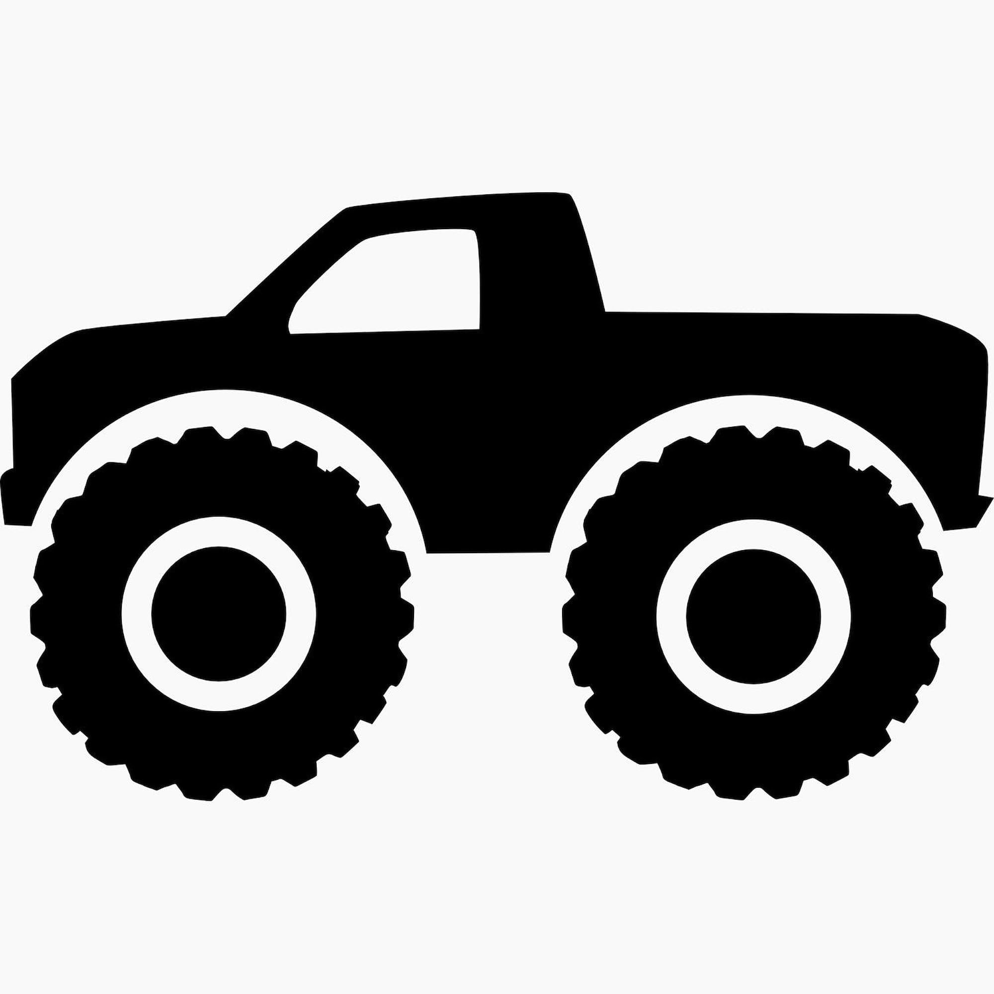 CafePress Monster Truck Snapback Trucker Hat Black/White